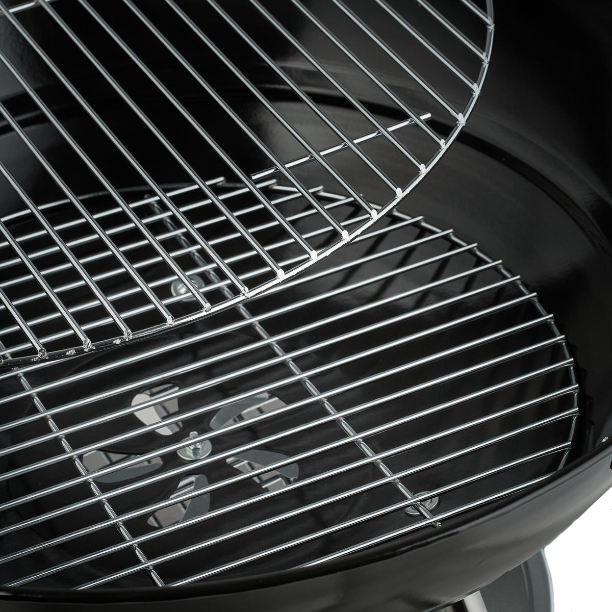 KUGELGRILL - Schwarz, Kunststoff/Metall (57/94cm) - Relaxdays