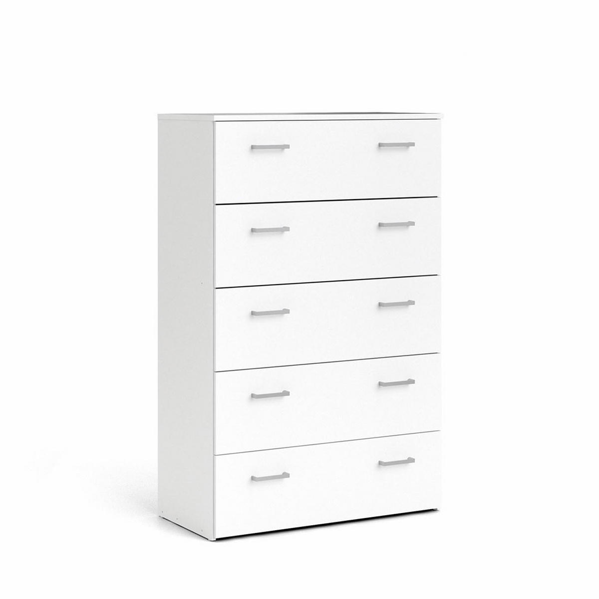 KOMMODE Weiß - Weiß, Holzwerkstoff (74/115/36cm) - ebuy24