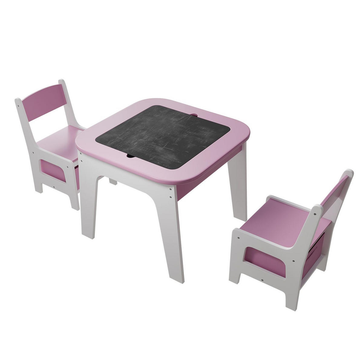 KINDERSITZGRUPPE Milou rosa - Rosa, Holz (60/50/60cm) - Juskys