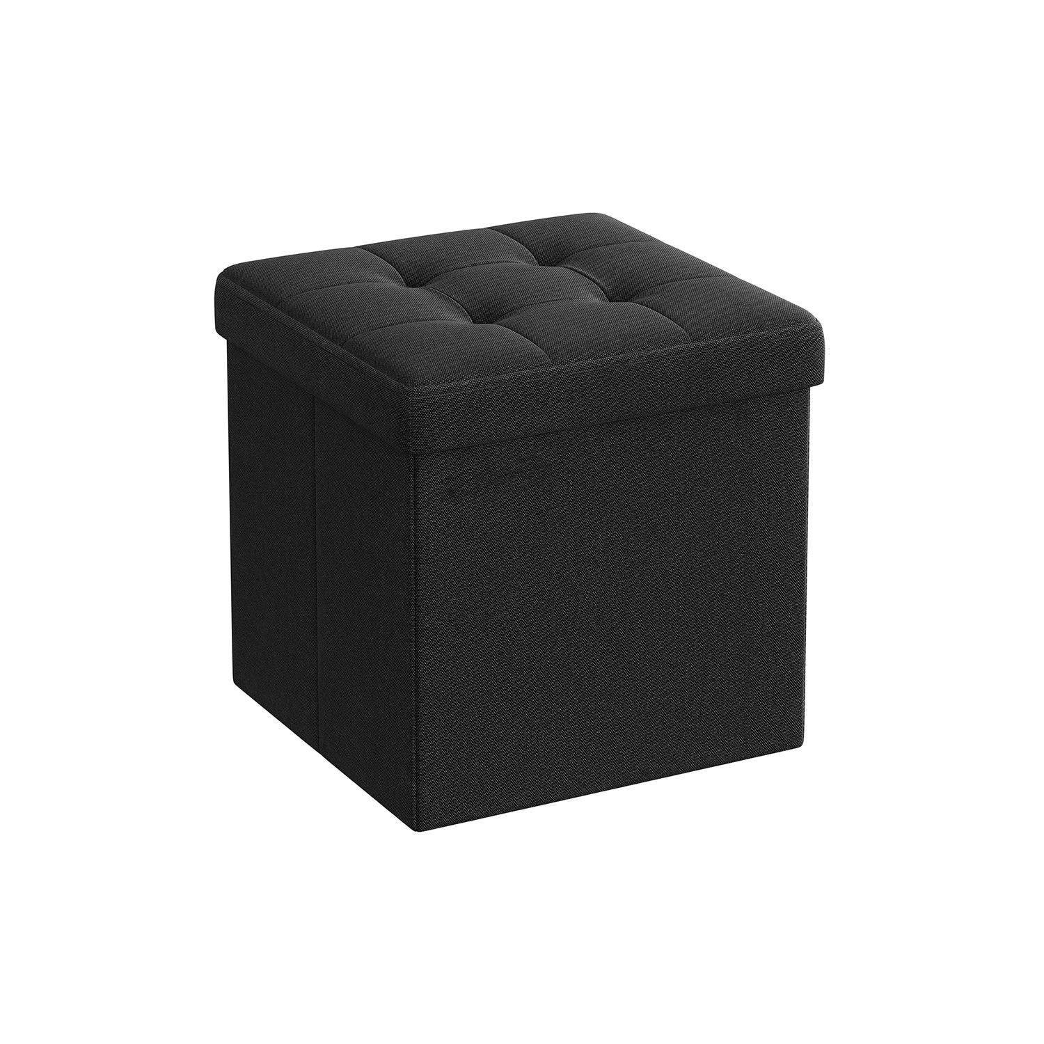 Hansiro Sitzbank Schwarz 30x30x30 cm