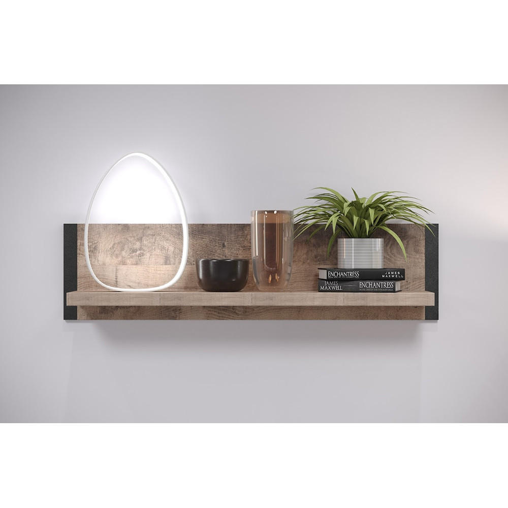 WANDREGAL Emile Eiche Dekor - Eichefarben, Holzwerkstoff (110/28/23cm) - ebuy24