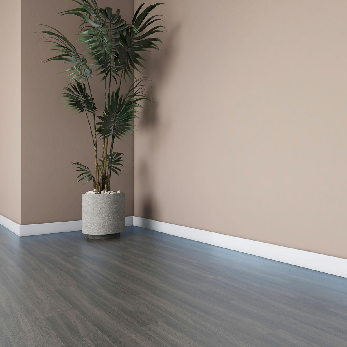 SOCKELLEISTEN-SET 8 TLG. Coevorden - Weiß, Kunststoff (195/9/1.2cm) - [neu.haus]