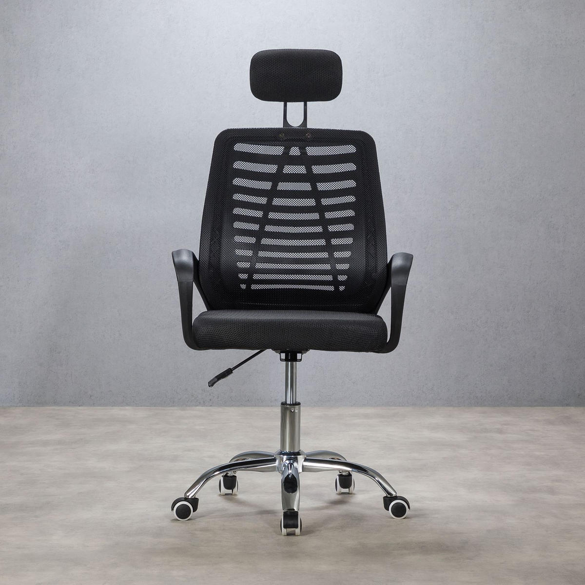 BÜRODREHSTUHL SEATTLE schwarz - Schwarz, Textil (45/111/46cm) - IDIMEX