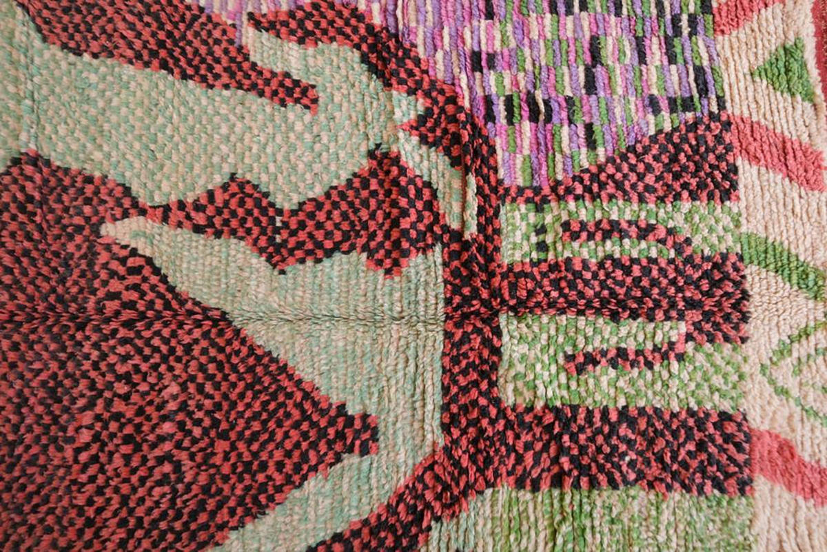 BERBERTEPPICH aus Marokko aus reiner Wolle 200x 300 cm - Multicolor, Naturmaterialien (200/300cm) - AFK Living