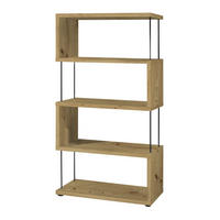 REGAL Elga 66x33x126 aus Holzwerkstoff in der Farbe asteiche - Naturfarben, Kunststoff (66/126/33cm) - 58aufmkessel