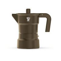 ESPRESSOKOCHER Braun 6.5/10/15 cm SOL001CP07X - Braun, Metall (10/15/6.5cm) - Pezzetti 