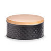 VORRATSDOSE Scandi, schwarz - Ø 20cm x 9,3cm - Schwarz, Metall (20/9.3/20cm) - Zeller Present