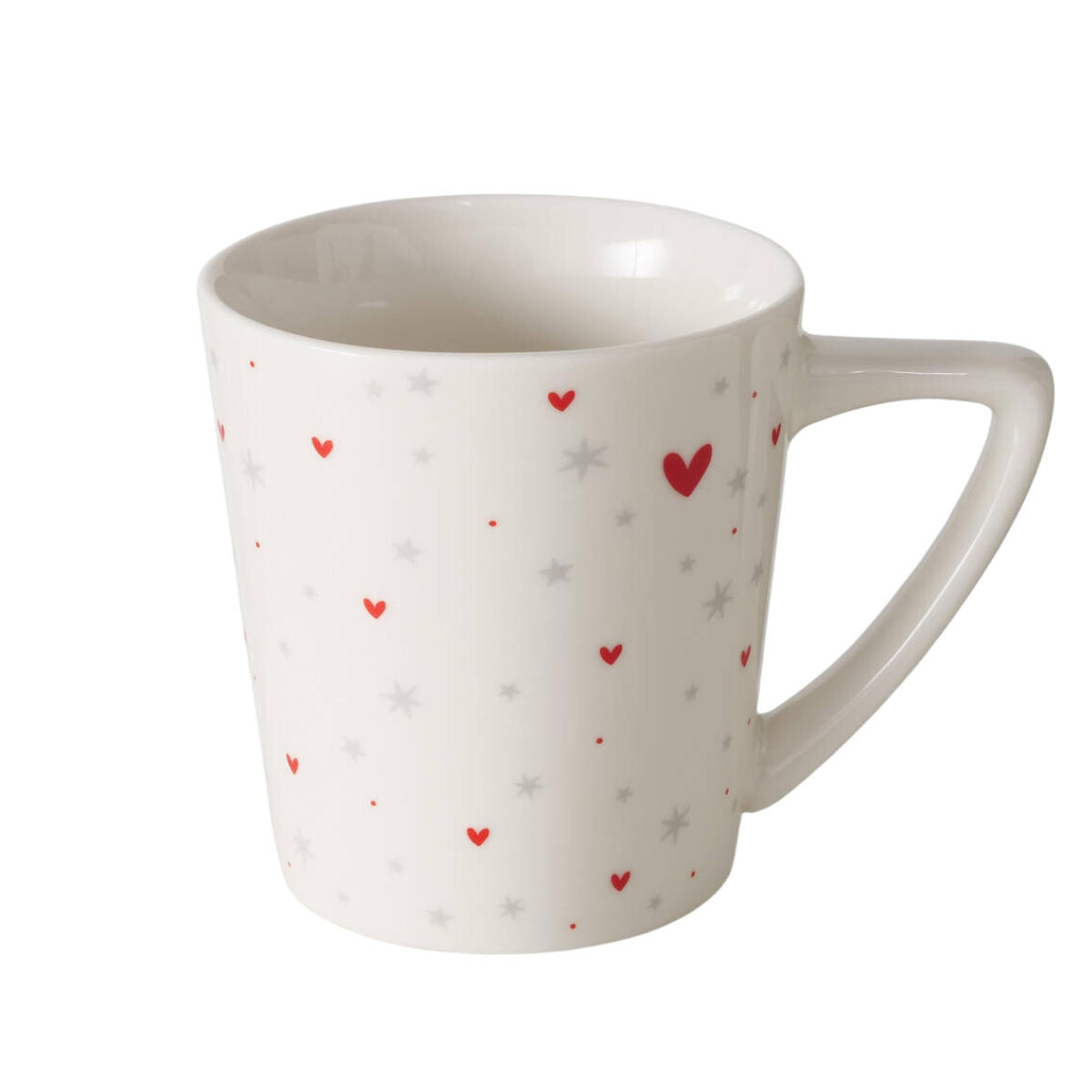 BECHER Anella 300 ml - Weiß, Keramik (300L) - Boltze Home