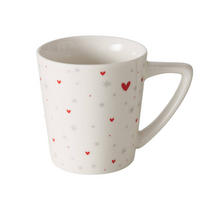 BECHER Anella 300 ml - Weiß, Keramik (300L) - Boltze Home