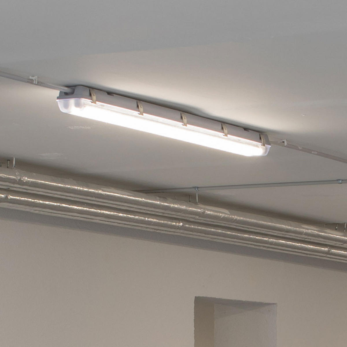 LED DECKENLEUCHTE VT-150148 Weiß - Weiß, Kunststoff (150/7.8/7.2cm)