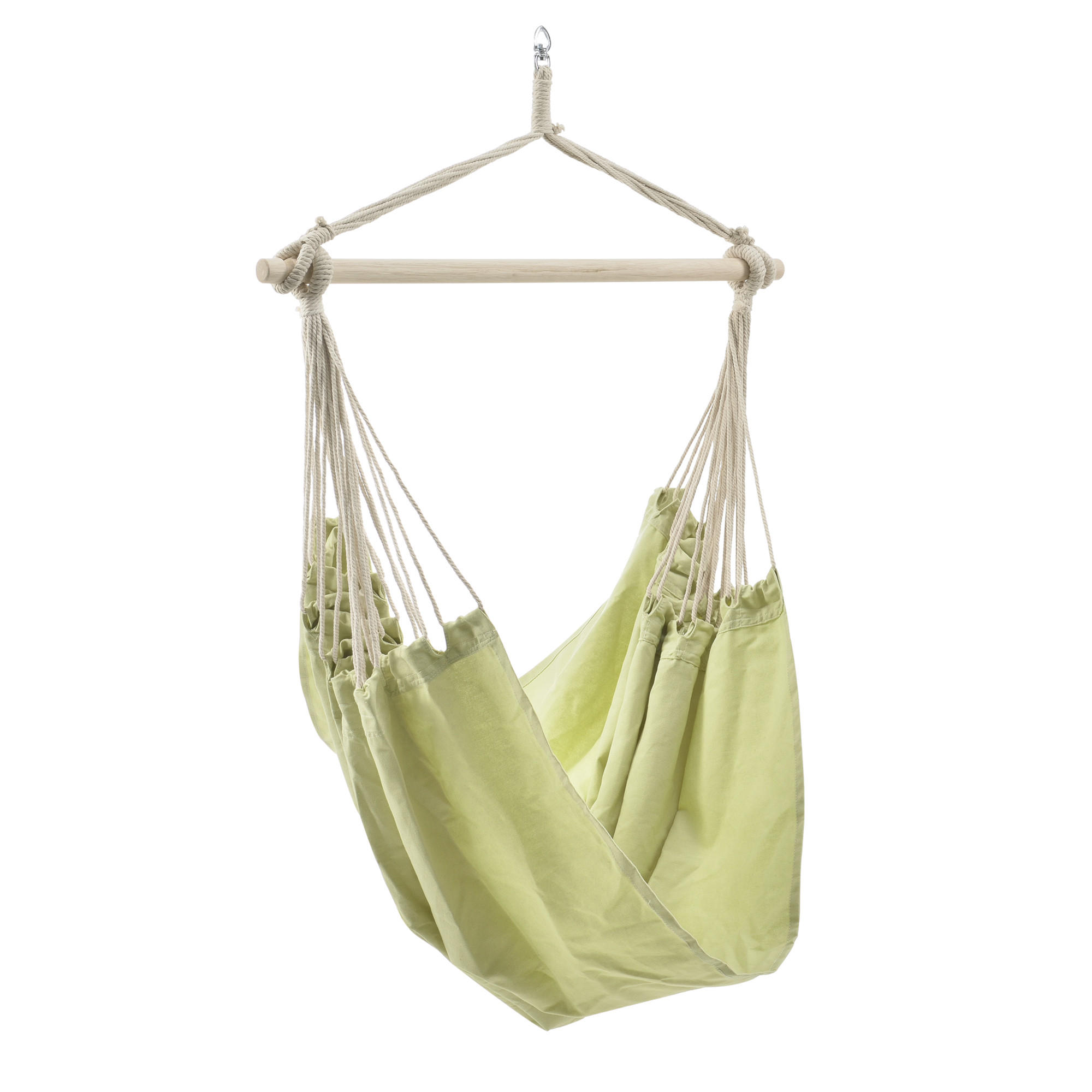 HÄNGESESSEL Miramar - Grün, Textil (180/115/125cm) - casa.pro