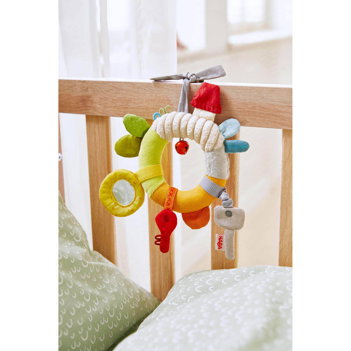 HÄNGEFIGUR Erster Schlüsselbund, ab 6 Monaten - Multicolor, Kunststoff (22/4/17cm) - Haba