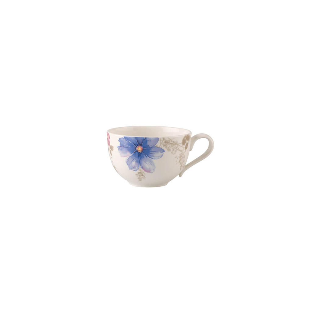 MOKKA-/ESPRESSOTASSE MIT UNTERTASSE Mariefleur Gris Basic bunt 50 ml - Multicolor, Keramik (12/6.1/12cm) - Villeroy & Boch