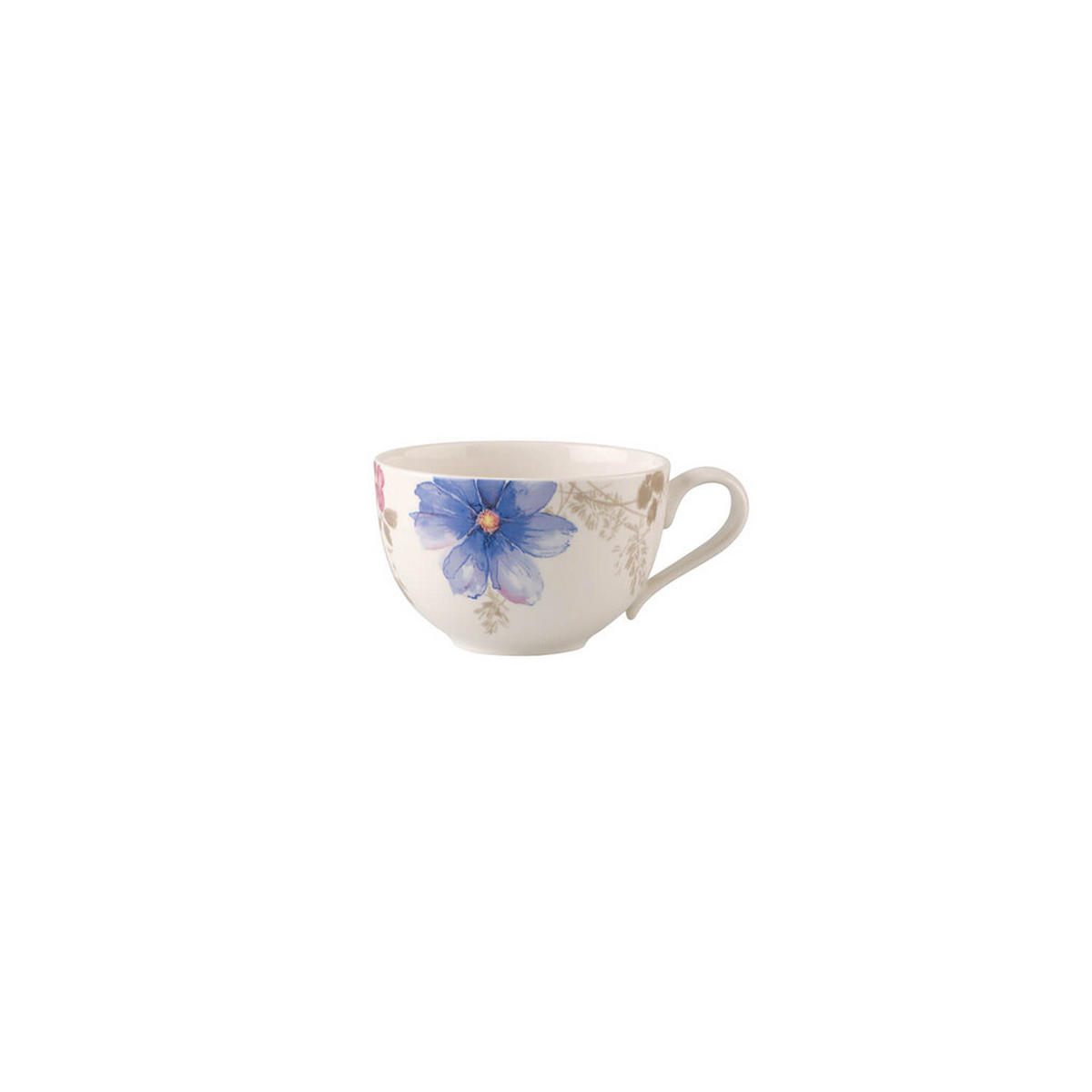 MOKKA-/ESPRESSOTASSE MIT UNTERTASSE Mariefleur Gris Basic bunt 50 ml - Multicolor, Keramik (12/6.1/12cm) - Villeroy & Boch