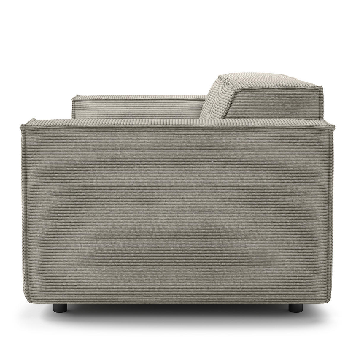 2-SITZER SOFA - Graubraun, Textil (189/70/96cm) - home24