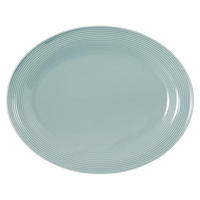 SERVIERPLATTE Beat Color Glaze Arktisblau 35 x 28 cm - Blau, Keramik (28/2.2/35.3cm) - Seltmann Weiden