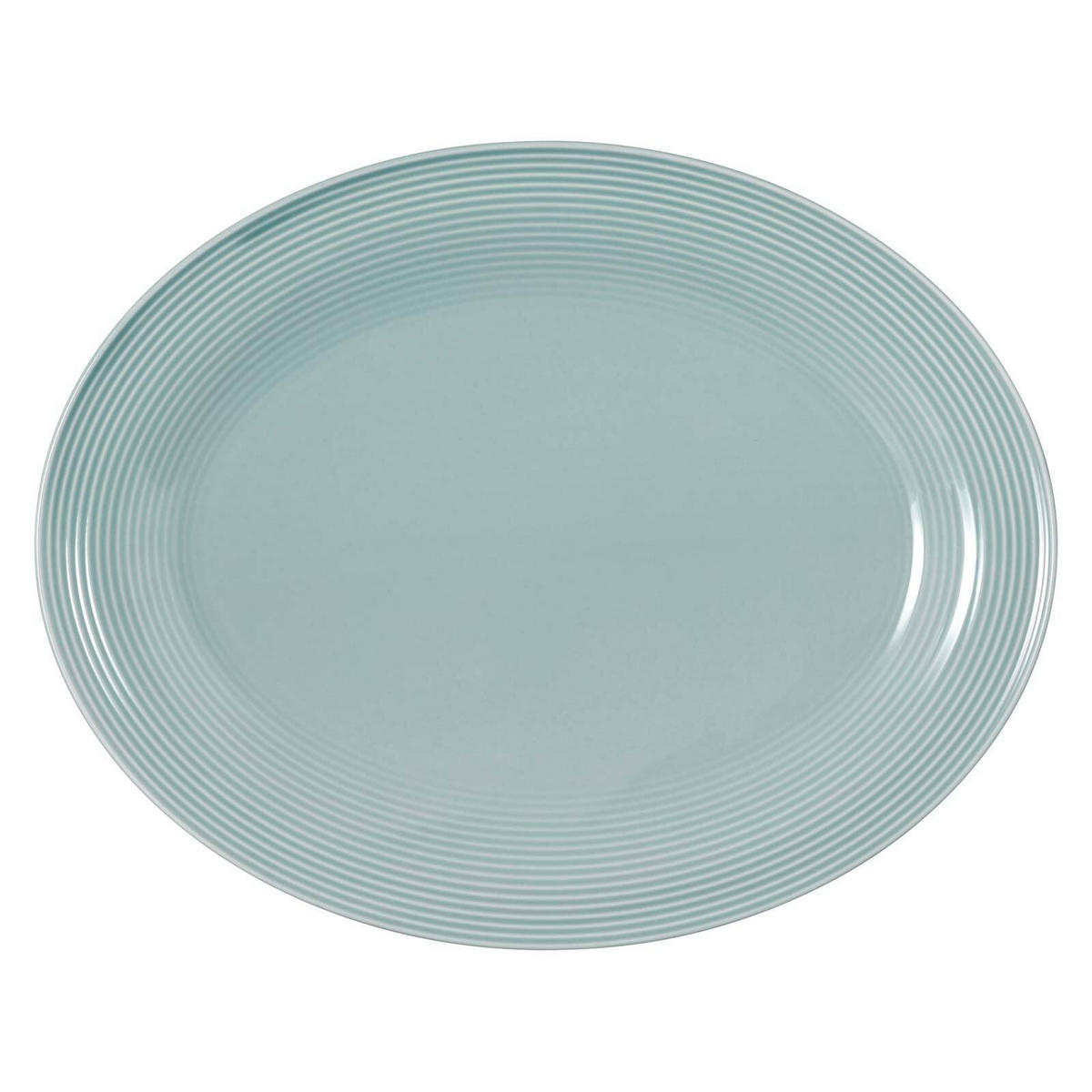 SERVIERPLATTE Beat Color Glaze Arktisblau 35 x 28 cm - Blau, Keramik (28/2.2/35.3cm) - Seltmann Weiden