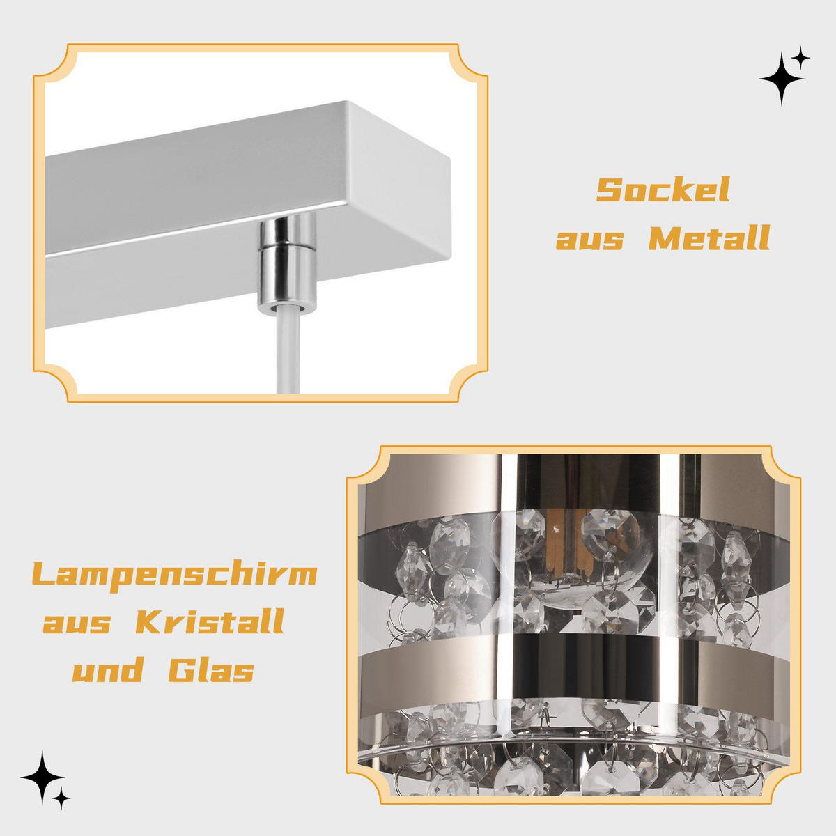 PENDELLEUCHTE Gabriel 86/12/177 cm - Silberfarben, Metall (86/12/177cm) - ZMH