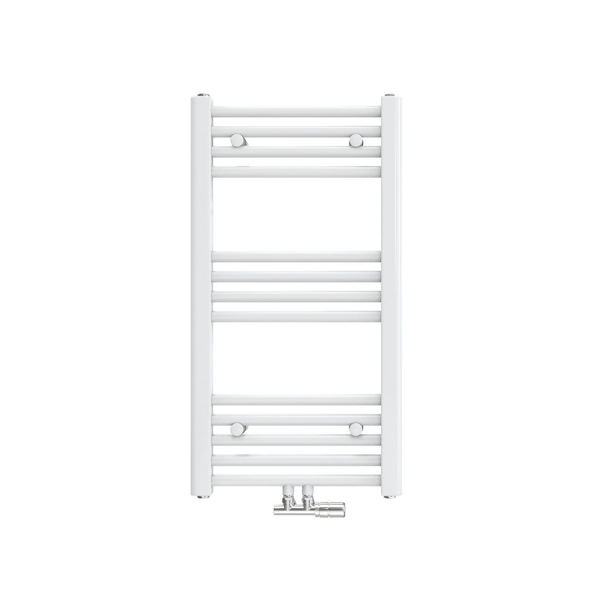 HEIZKÖRPER Handtuchheizkörper wasserführend 75/40/3 cm - Weiß, Metall (40/75/3cm) - EMKE