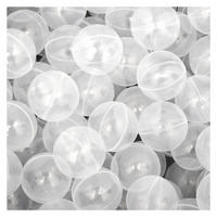 BÄLLEBAD-BÄLLE 50 Stück, Transparent, 5.5 cm - Multicolor, Kunststoff (5.5/5.5/5.5cm) - Littletom