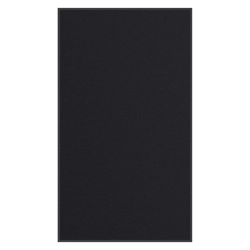 FUSSMATTE Schwarz 115/200 Cm - Schwarz, Kunststoff (115/200cm) - vidaXL
