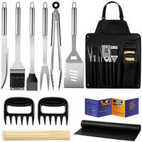 GRILLBESTECK 11-teiliges Set - Multicolor, Metall (43cm)