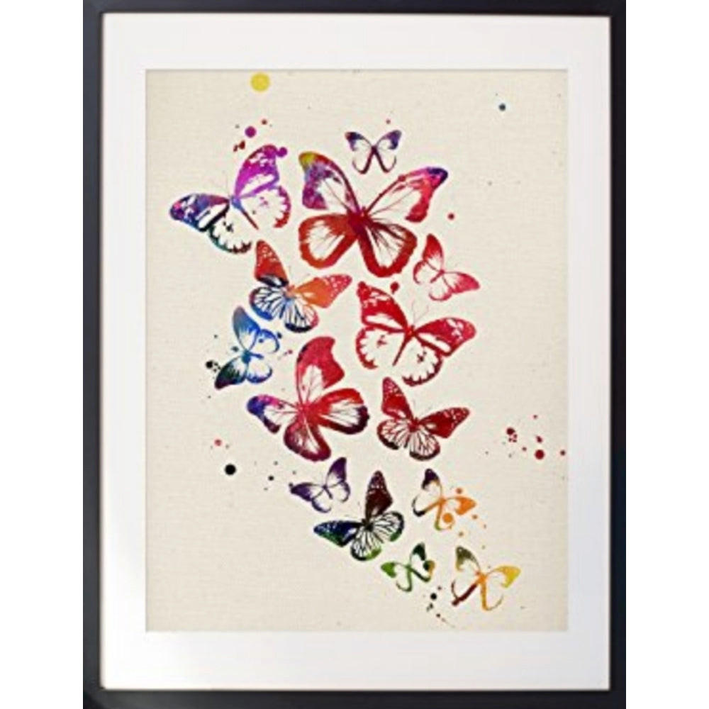 POSTER Schmetterlinge 30X40cm Rahmenlos - Klar, Papier (30/5/40cm) - Nacnic