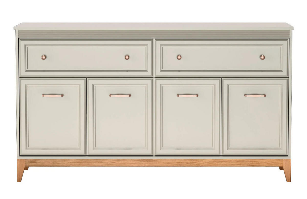 KOMMODE WINDSOR W-2 - Kaschmir, Holzwerkstoff (179/100/41cm) - Meblini