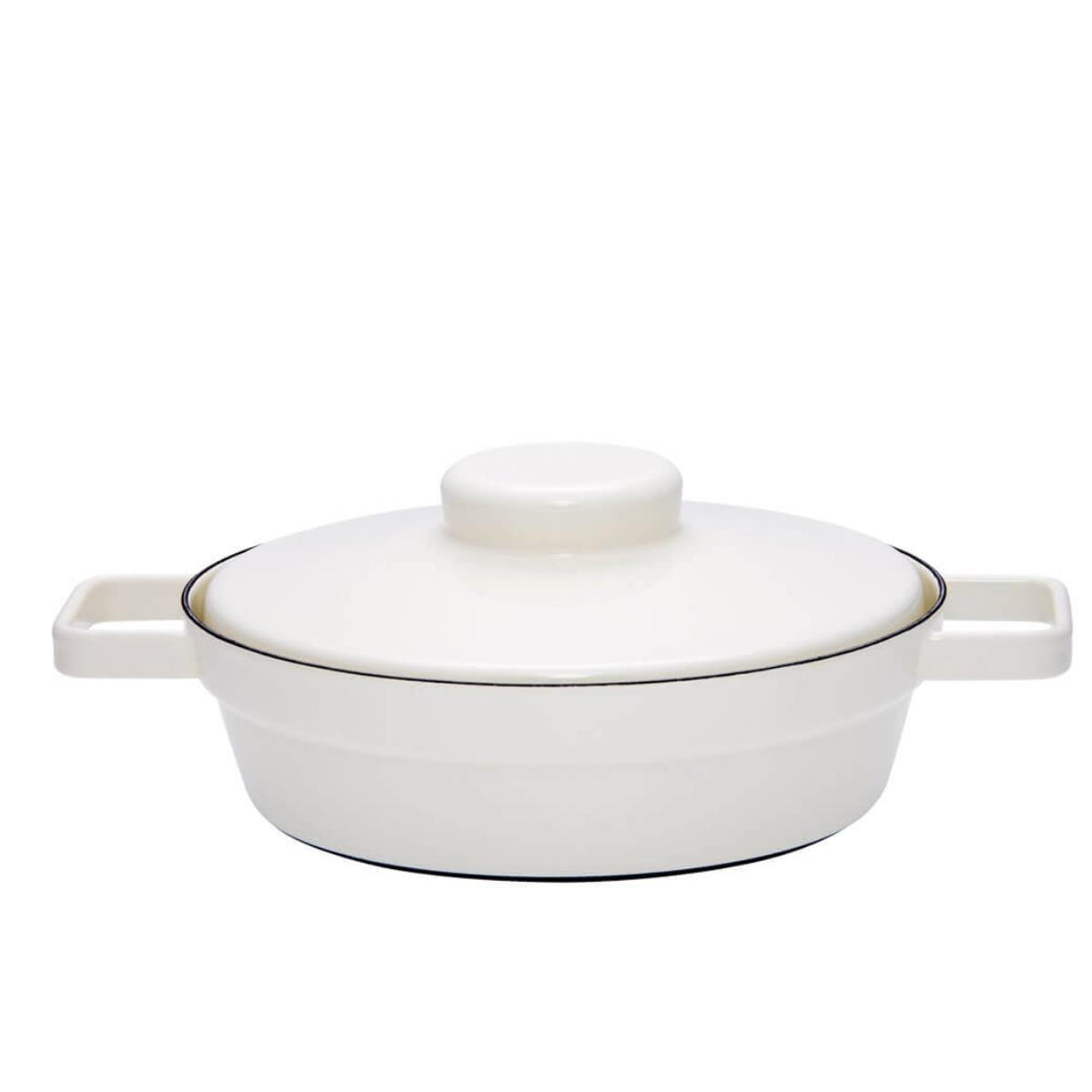 BRATPFANNE Pure - Weiß, Metall (24cm) - Riess