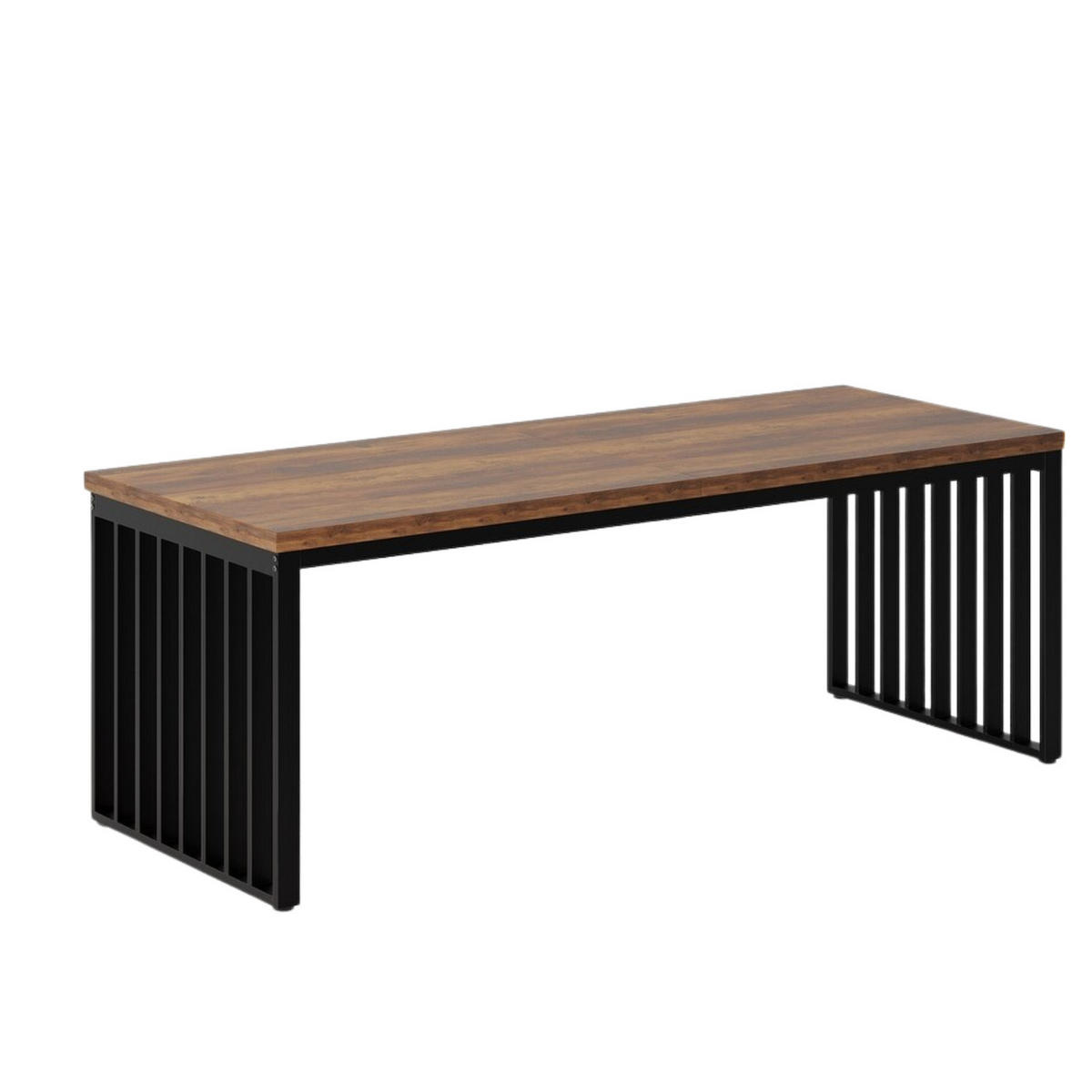 ESSTISCH Modena Holzoptik Braun 200×70 cm - Ahornfarben/Braun, Holzwerkstoff/Metall (60/180/76cm) - Quality Elegance