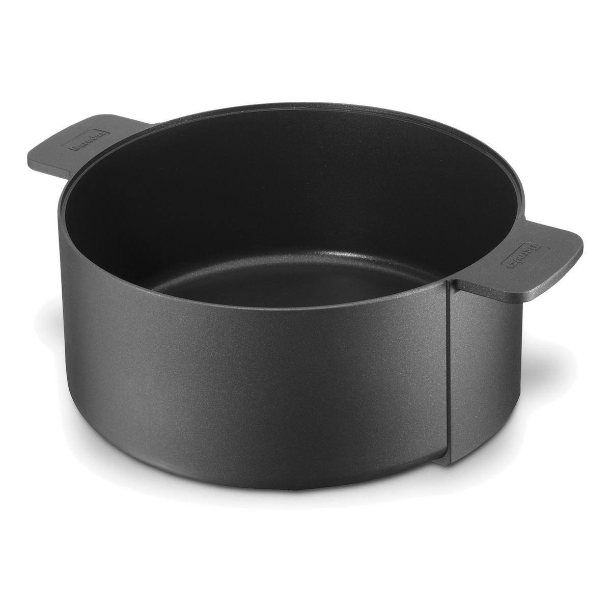 BRÄTERSET b.double, 3-tlg., mit Glasdeckel, Aluminiumguss, Schwarz - Schwarz, Metall (34/26/20cm) - Berndes