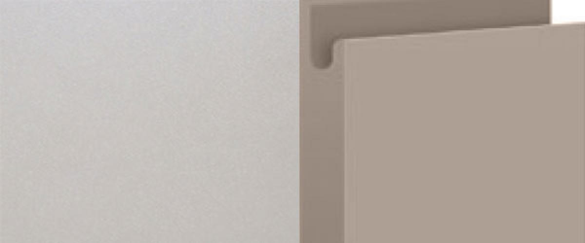 WINKELKÜCHE Avellino grau / stone grey matt 330 / 200 / 243cm 16-teilig - Grau, Holzwerkstoff (330/243/200cm) - Feldmann-Wohnen