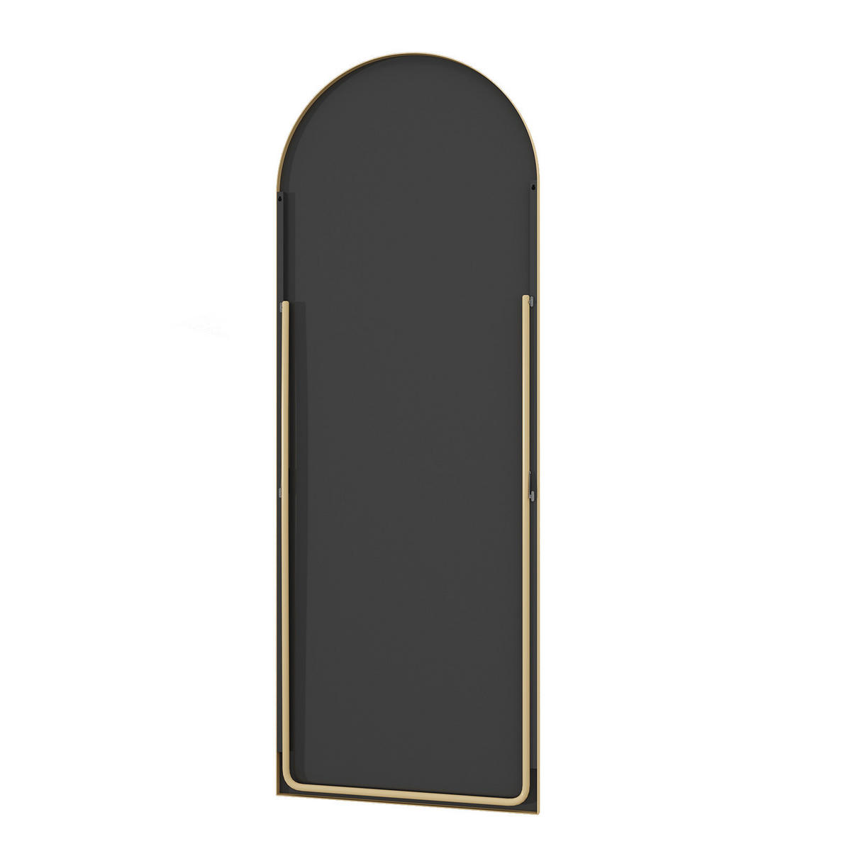 STANDSPIEGEL Ganzkörperspiegel, Freistehend, Moderner Ankleidespiegel - Goldfarben, Metall (80/180/5cm) - Joyfair
