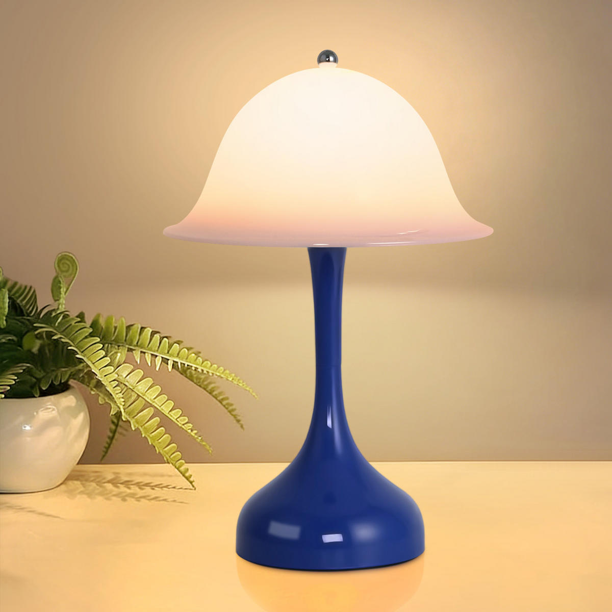 LED-TISCHLEUCHTE BRUNO Ⅲ 25/9/16 cm - Blau, Metall (25/9/16cm) - Nettlife