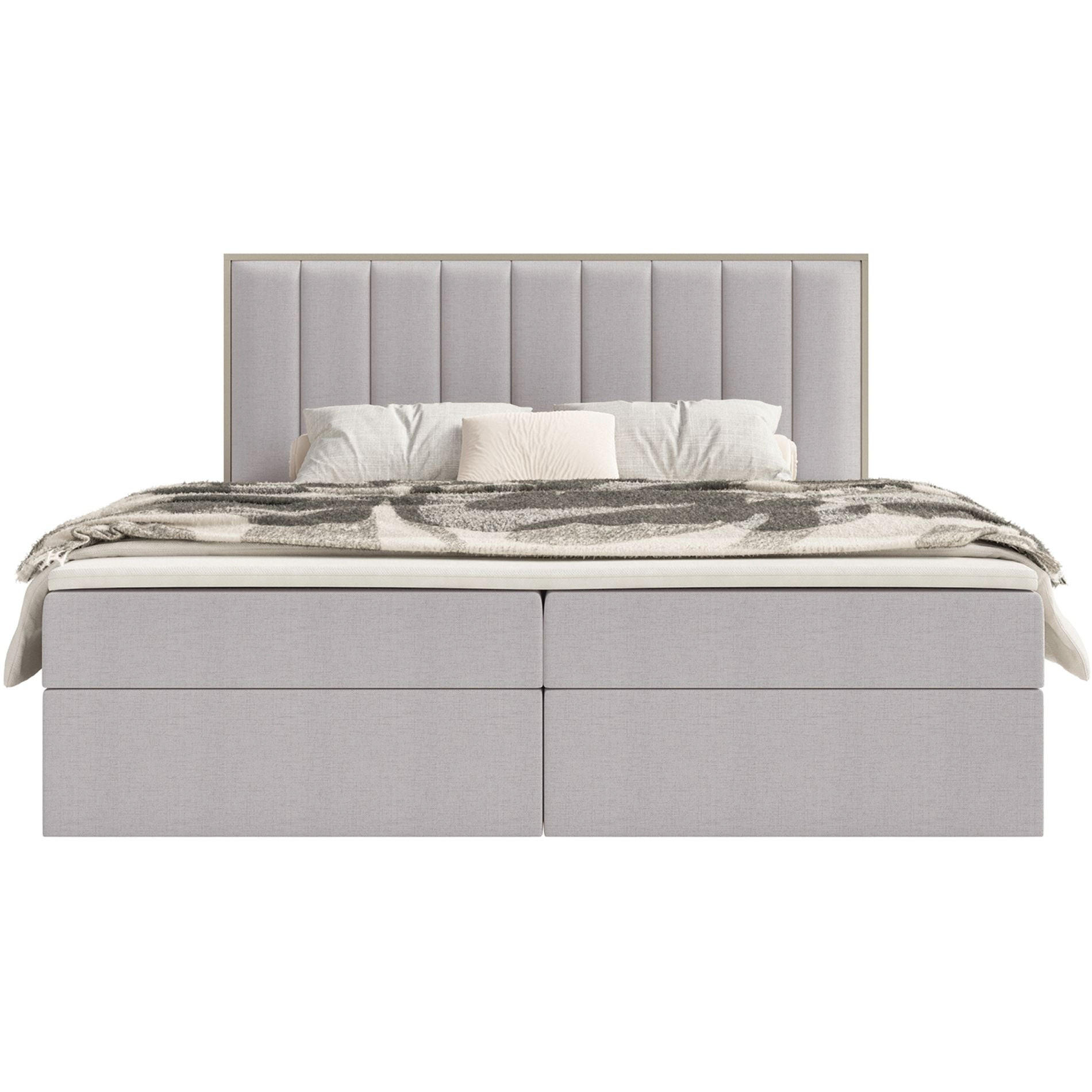 BOXBETT Togents Grau Chenille hydrophob 140x200 cm - Grau, Textil (140/200cm) - Selsey