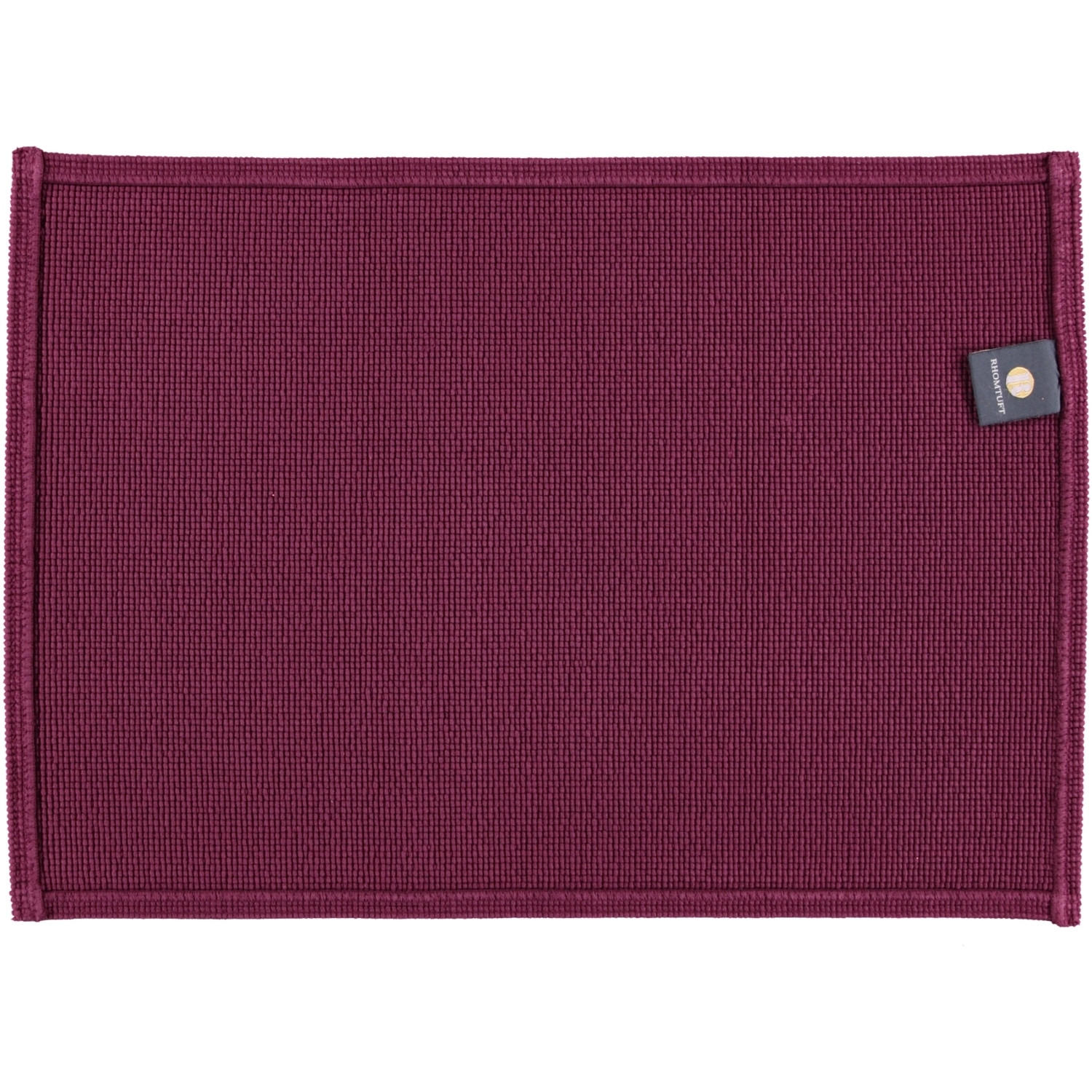 BADEMATTEN PLAIN BERRY - 237 - Lila, Textil (50/70cm) - Rhomtuft