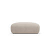 POUF Molino aus strukturiertem Stoff beige - Beige, Textil (100/36/100cm) - Micadoni