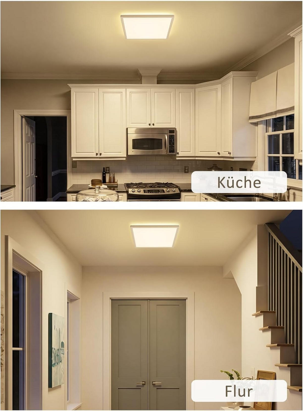 LED-DECKENLEUCHTE 29.3/29.3/3cm - Weiß, Kunststoff (29.3/29.3/3cm) - Nettlife