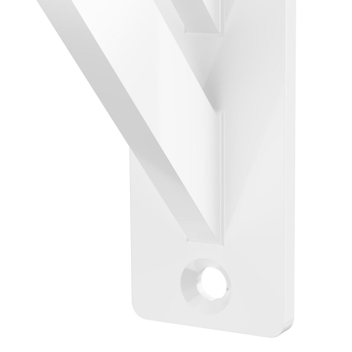 REGALHALTERUNGEN - Weiß, Metall (12/3/12cm) - ML-DESIGN