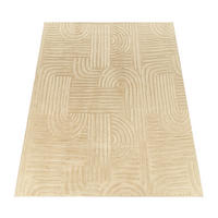 KURZFLORTEPPICH 80/150 cm Lelystad 527 - Beige, Textil (80/150cm) - Paco Home