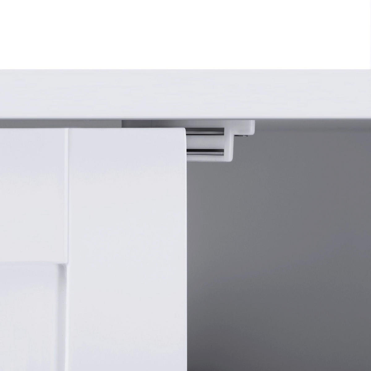 BADEZIMMERSCHRANK - Weiß, Holzwerkstoff (30/80/60cm) - Hansiro