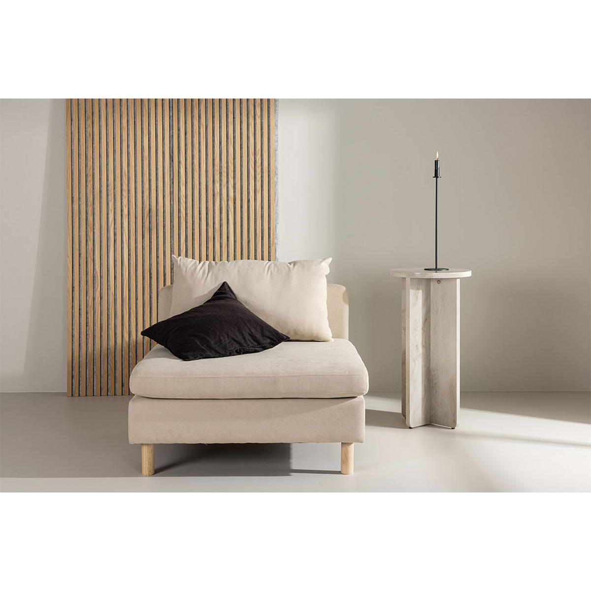 SOFA, Zero, Beige, Stoff, 94 x 102 x 83 cm - Beige, Textil (94/83/102cm) - ebuy24