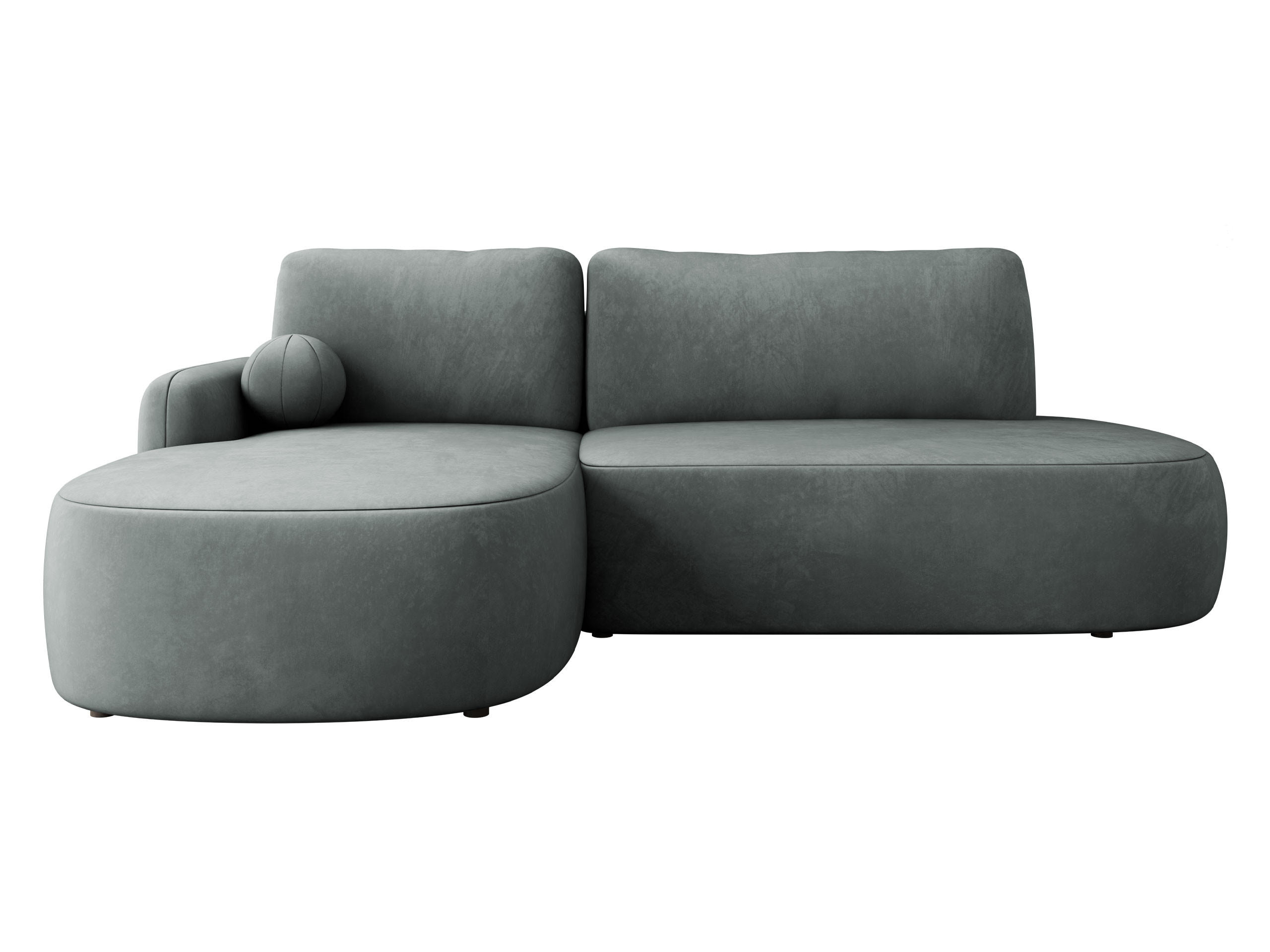 ECKSOFA Loridu O, Seite: Links - Schwarz/Graphitfarben, Holz/Kunststoff (274/174cm) - MIRJAN24