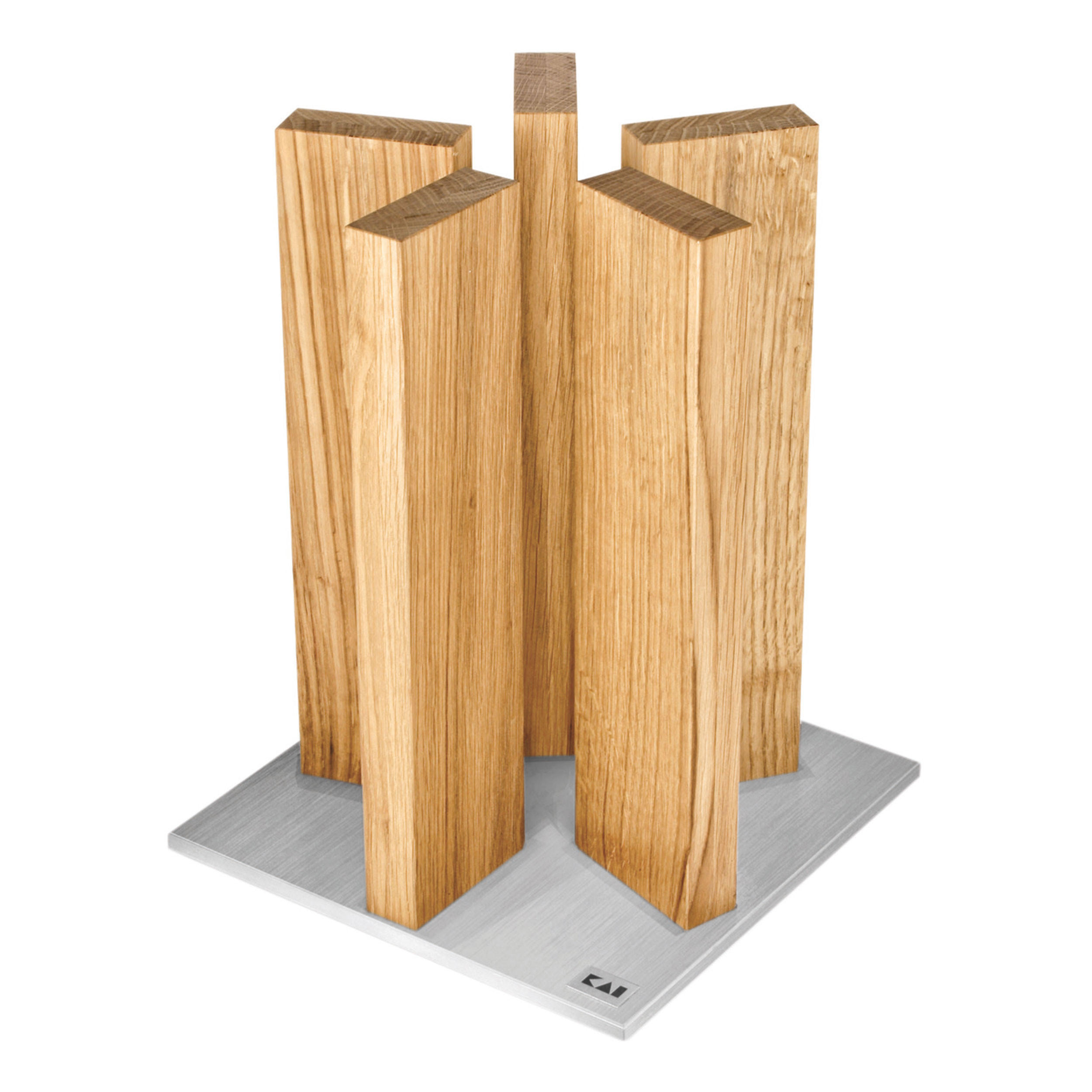 MAGNET-MESSERBLOCK Stonehenge, Eiche, STH-3 - Braun, Metall (9.92/9.84/12.6cm) - Kai Messer