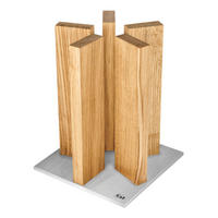 MAGNET-MESSERBLOCK Stonehenge, Eiche, STH-3 - Braun, Metall (9.92/9.84/12.6cm) - Kai Messer