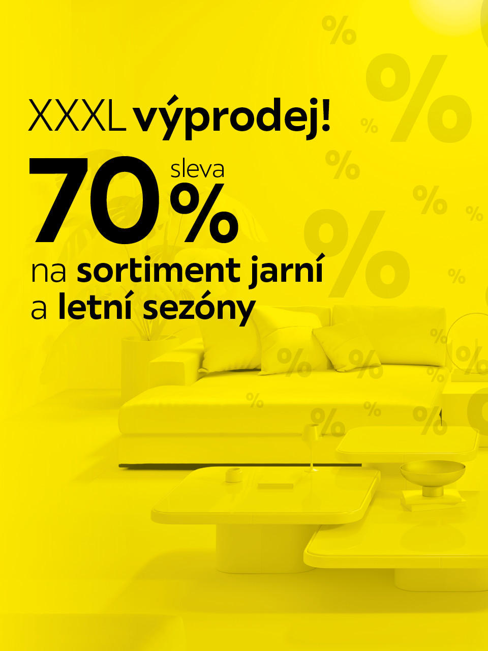Výprodej na sortiment jarní a letní sezóny