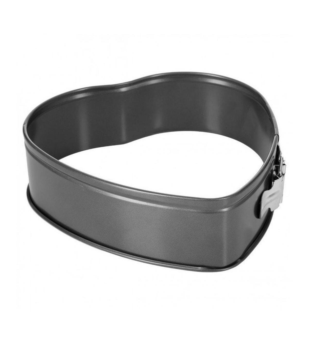 BACKFORM Blatt mit Herzmotiv 24/23/6,5 cm - Schwarz, Metall (23/6.5/24cm) - 5five Simply Smart