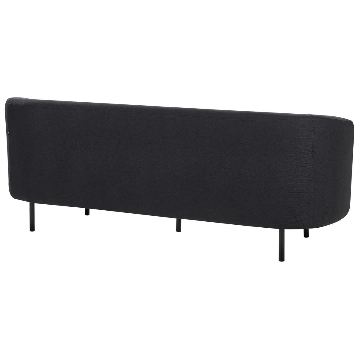 3-SITZER-SOFA Stoff schwarz Loen - Schwarz, Textil (200/79/70cm) - Beliani
