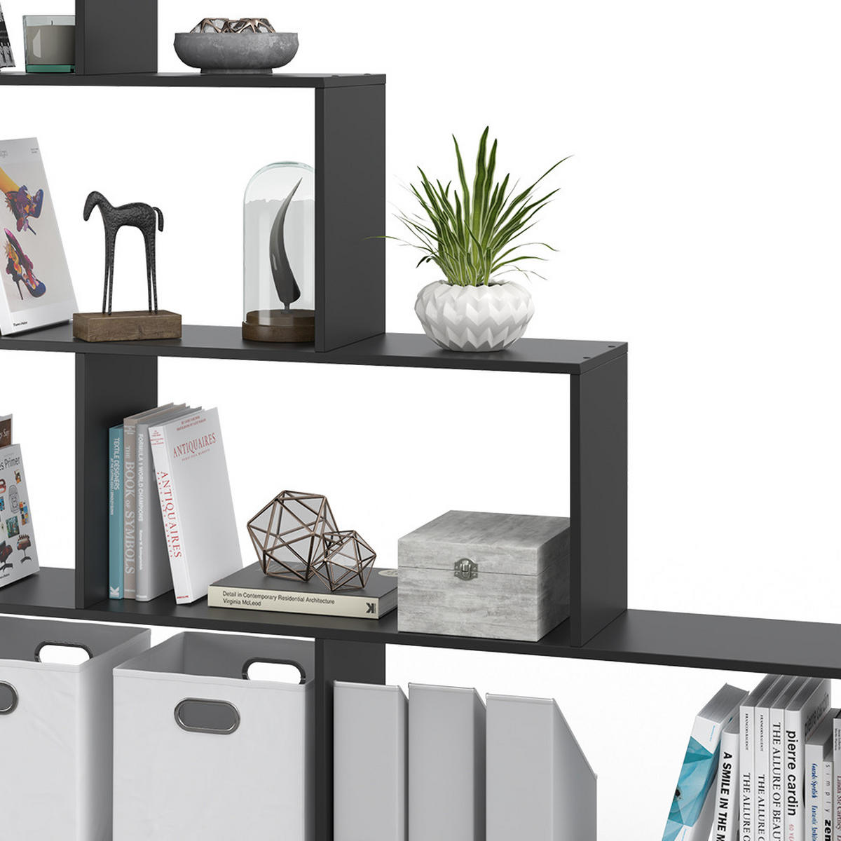 Schwarz, Holzwerkstoff (163/155/29cm) - Vicco