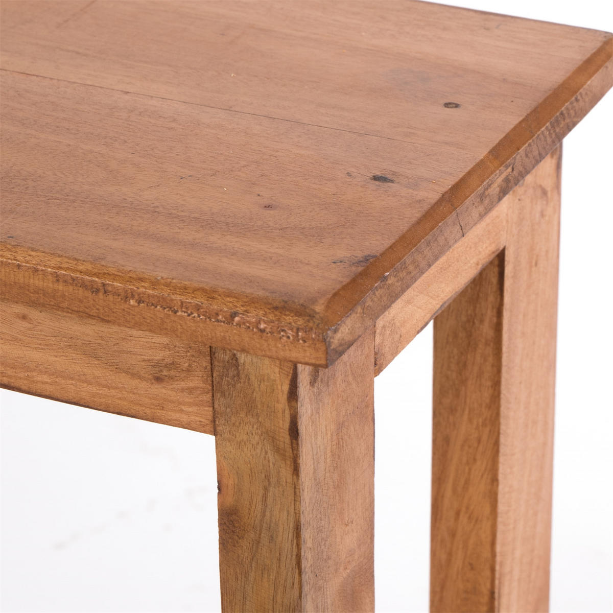 TRITTLEITER STEP Recyclingholz zweistufig 08 honigfarben gewachst - Honig, Holz (37/46/37cm) - DESIGN DELIGHTS